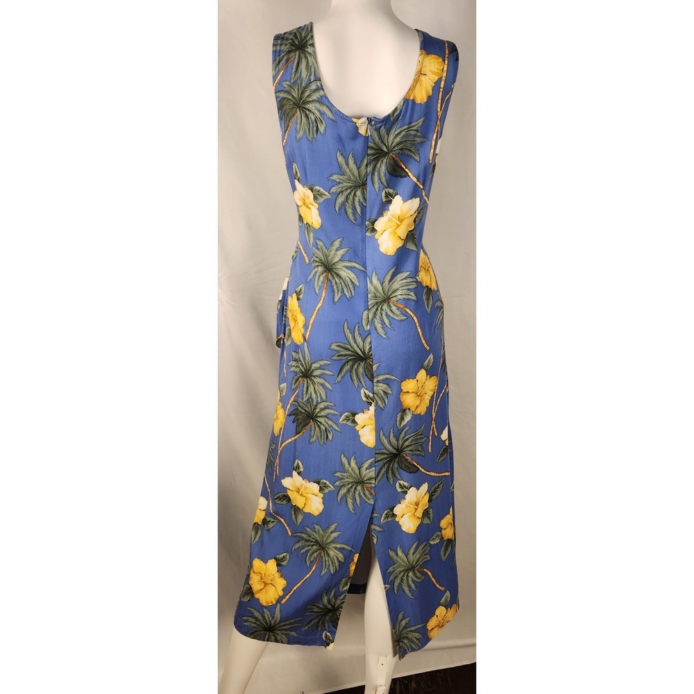 Caribbean Joe Floral Wrap Dress – Tropical/Aloha/Coconutgirl/SlowFashion L - Picture 2 of 12